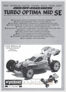Kyosho Optima Mid Koswork edition - Modélisme
